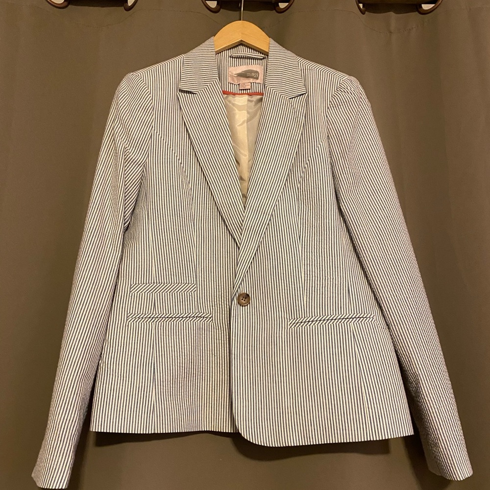 Classic Striped Blazer